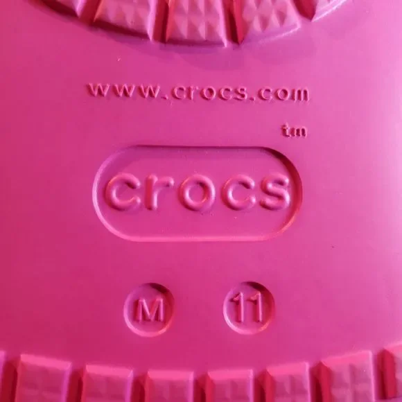 Crocs Classic Mega Crush Clogs Mens Size 11 Platform Sandals Shoes Pink - Picture 10 of 12
